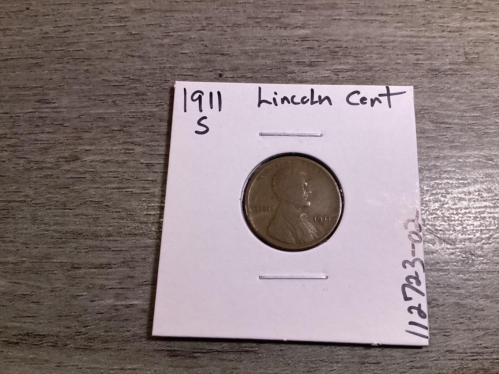 1911-S Lincoln Wheat Penny Key Date US Small Cent San Francisco Mint 112723 02ak