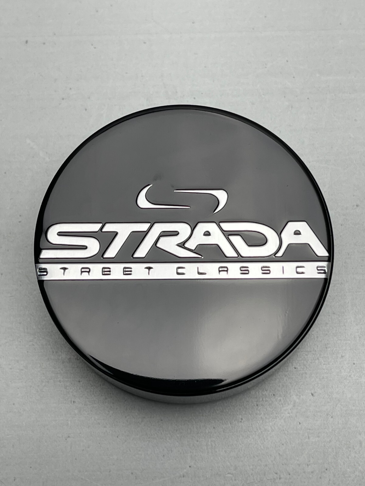 Strada Gloss Black Snap In Wheel Center Cap ZF6007-2-B 6007-2