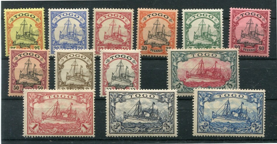 Togo 7/19 Set MH 270EUR (72538) Used Mint Hinged