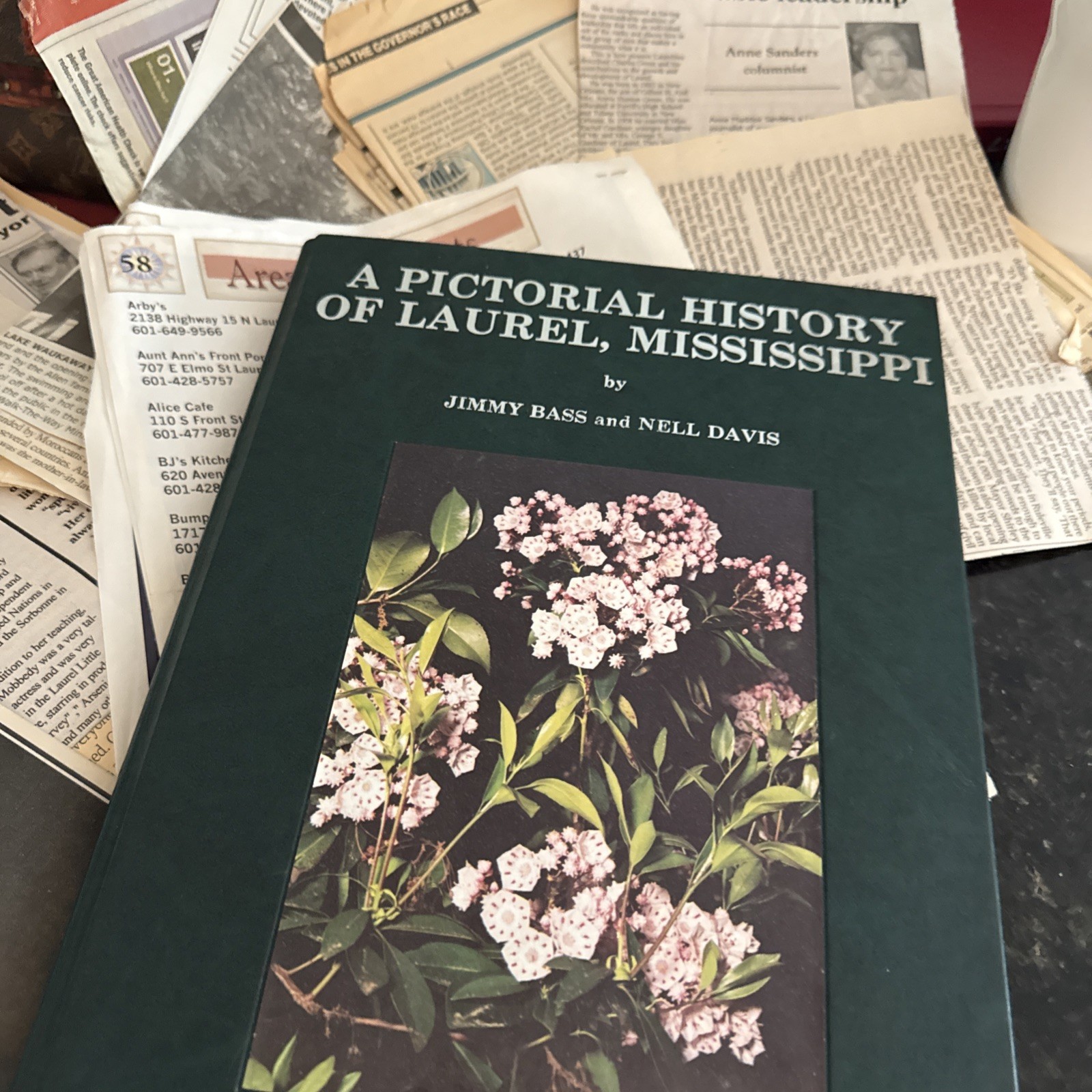 A Pictorial History of Laurel Mississippi - Jimmy Bass Nell Davis SIGNED History A Pictorial History of Laurel Mississippi - Jimmy Bass Nell Davis SIGNED History