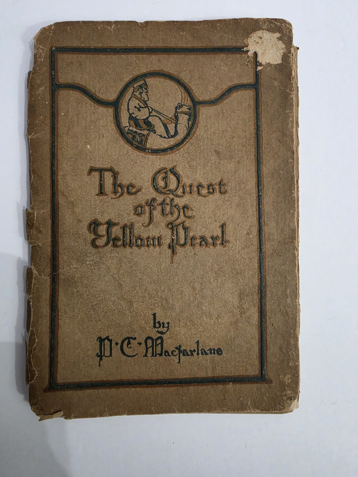 1909 Quest Yellow Pearl P C Macfarlane 1st Ed Antique Book + Victorian Bookmarks