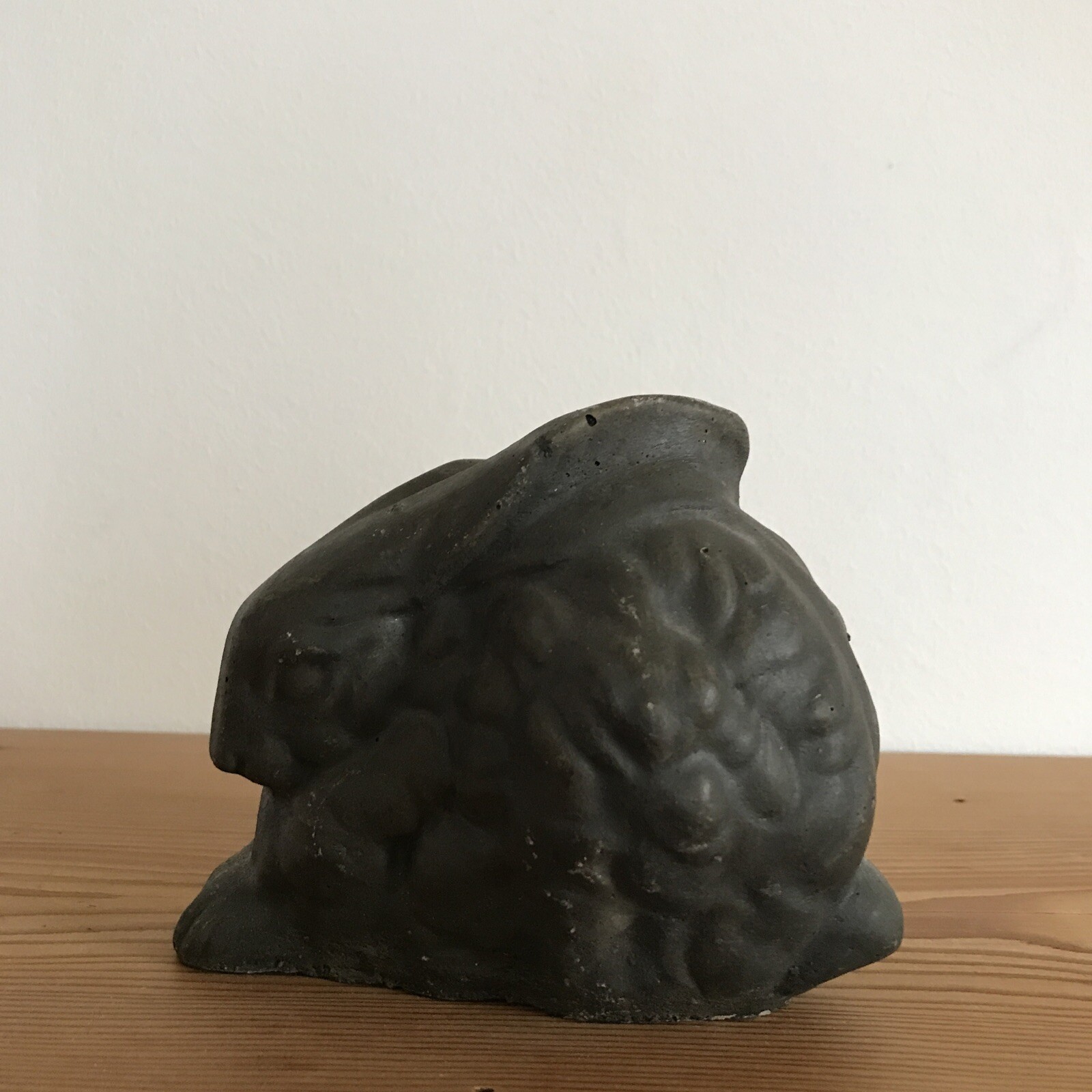 Vintage Cement Bunny Garden Statue UK