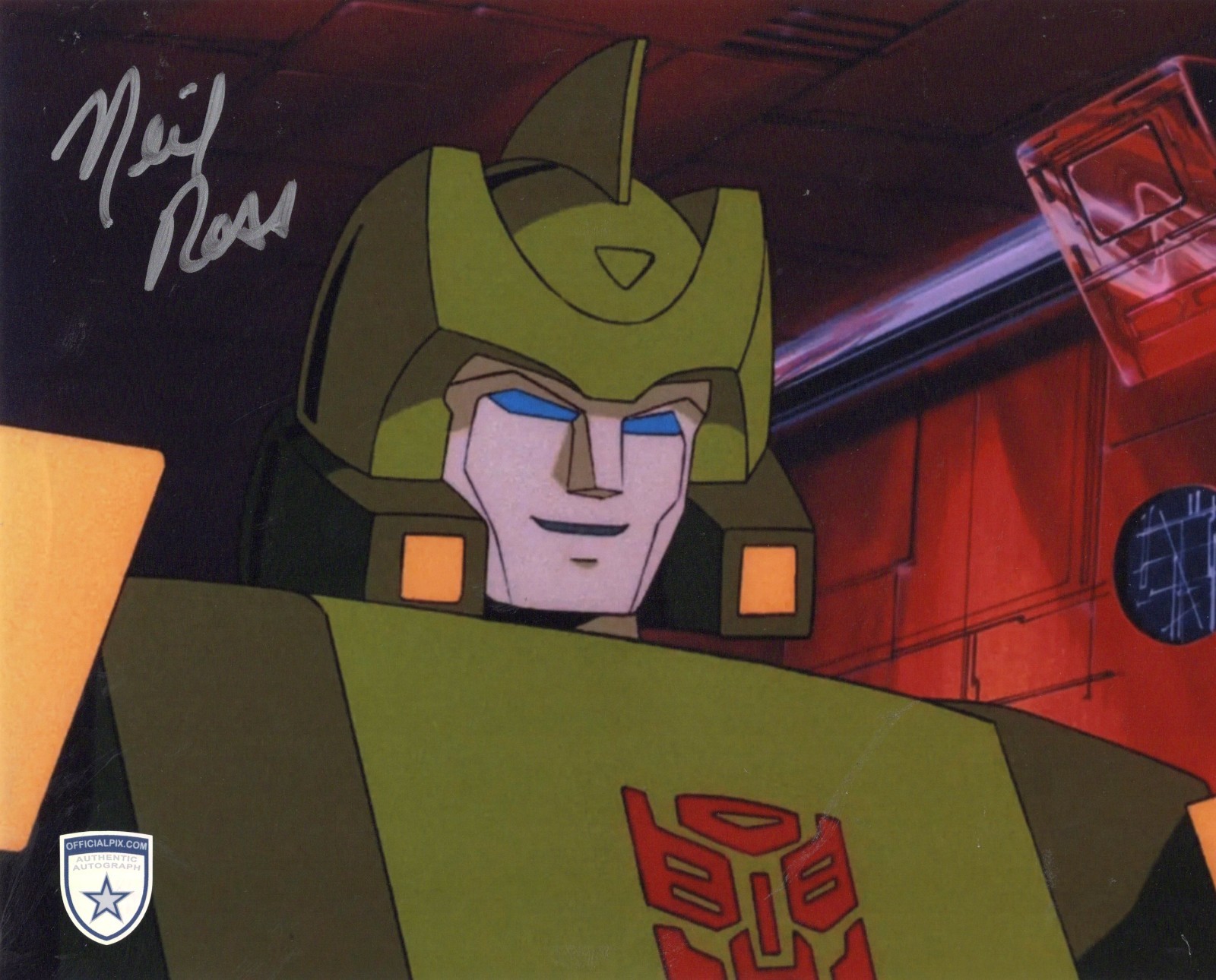 Signed Neil Ross The Transformers: The Movie Springer 8x10 w/ Official Pix COA