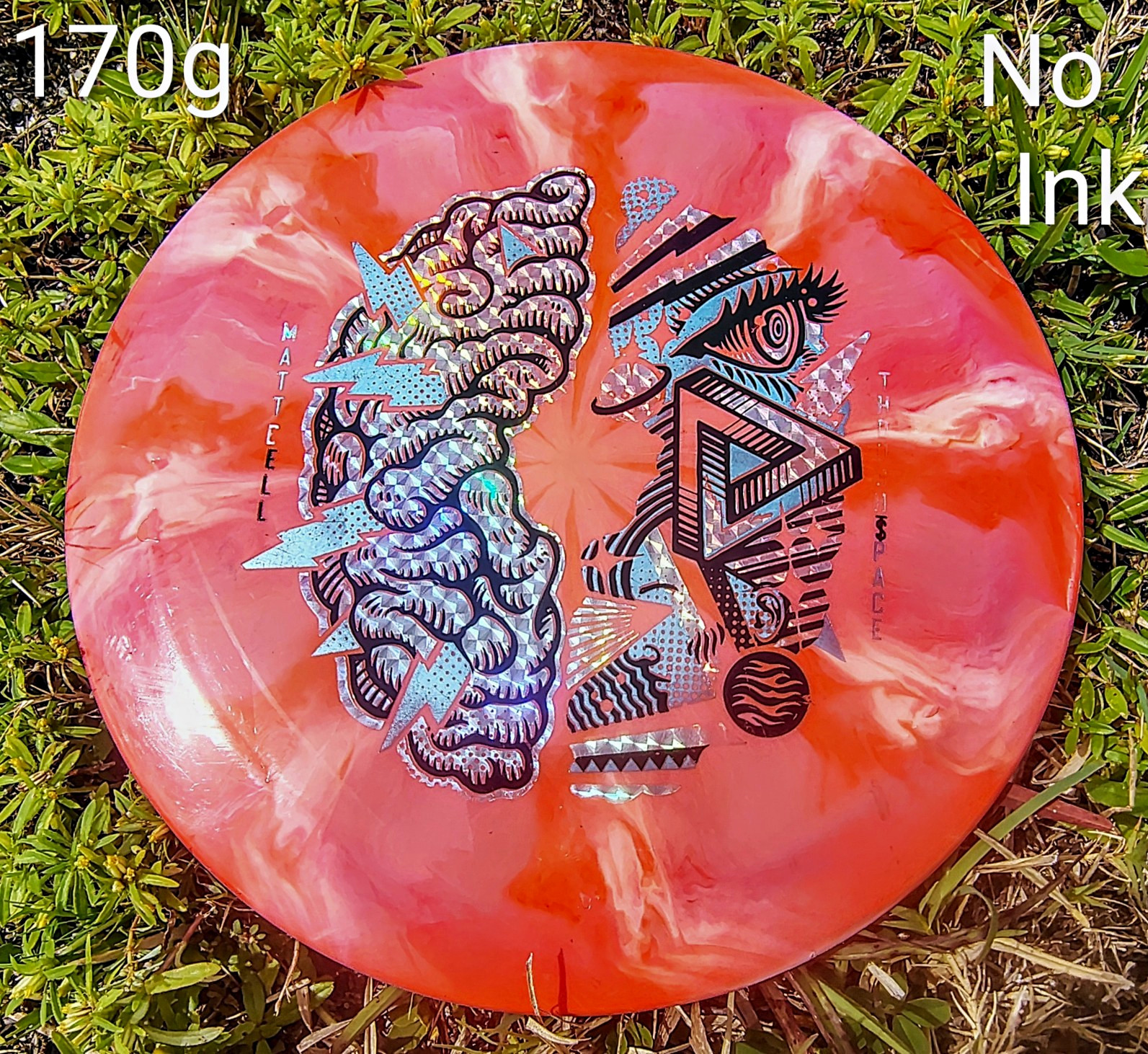Thought Space Athletics Nebula Aura Synapse Tour Series Driver 170g.   NO INK