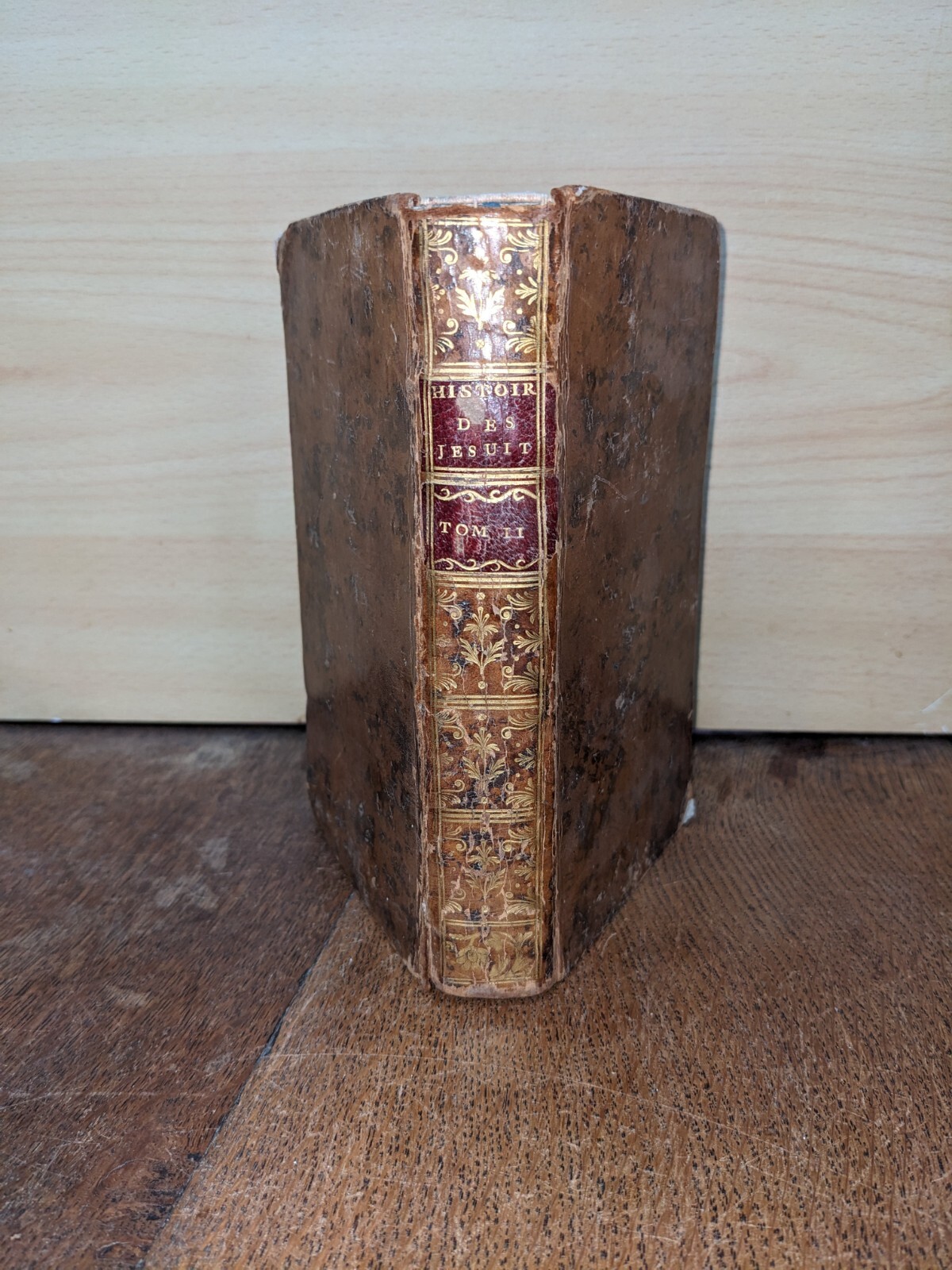 antique book-General history of the company of Jesus -T 2 - 1761 -E.O.
