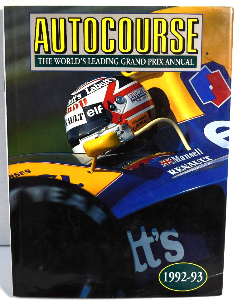 AUTOCOURSE grand Prix Annual 1992-93 F-1 GP SEASON HC/DJ Senna Schumacher *VG*