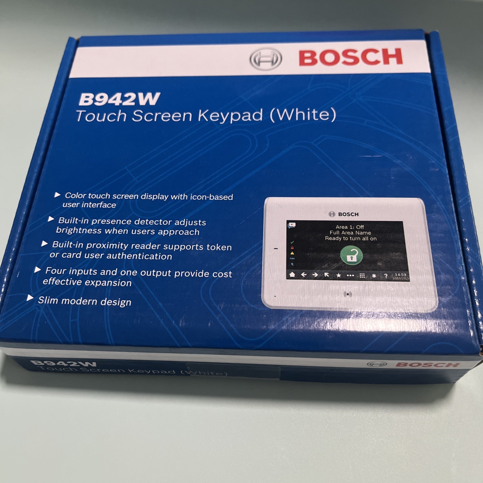 Bosch B942W Touchscreen Keypad White   * Brand New / Sealed NIB