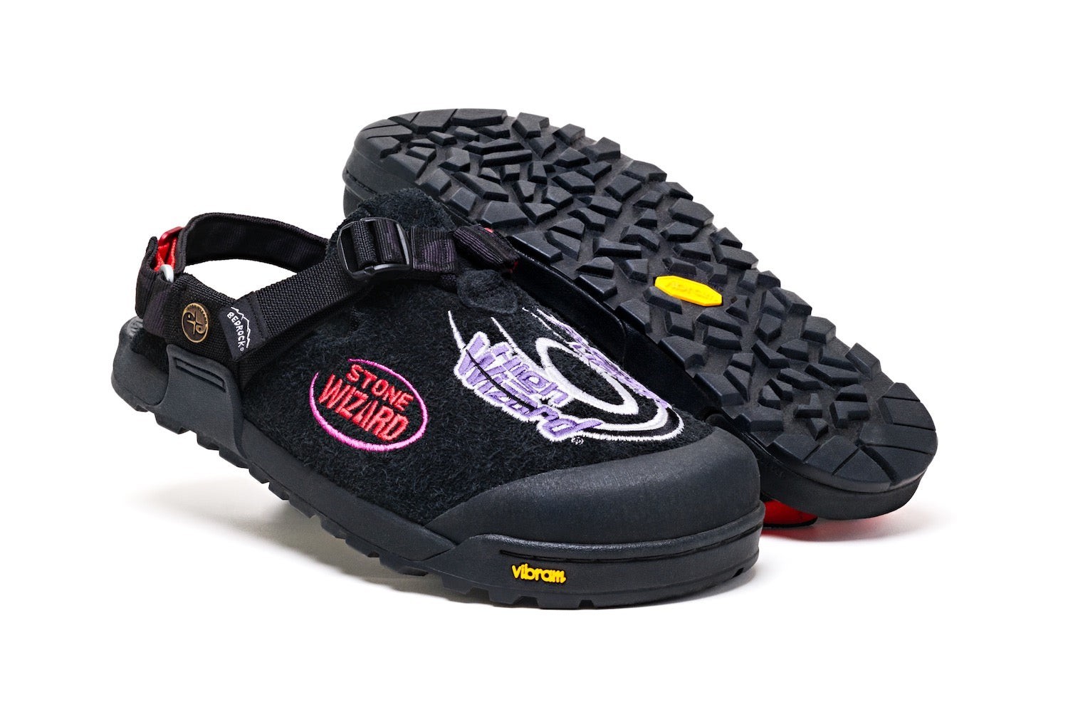 Stone High Wizard Bedrock Mountain Clog - Phantom Black Size 9 (M9 / W10) Rare
