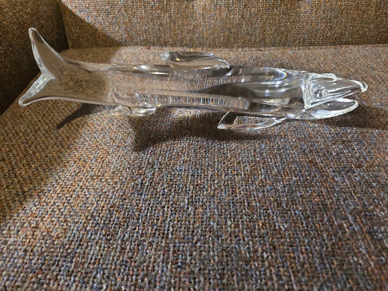Large Steuben Glass - Fish - Trout - 15 Large Steuben Glass - Fish - Trout - 15