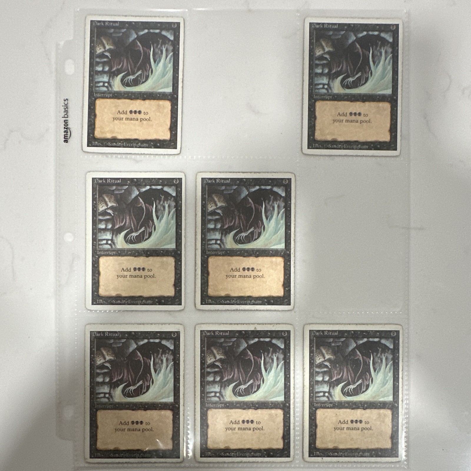 Dark Ritual HP- 3RD - Revised - MTG Magic The Gathering Dark Ritual HP- 3RD - Revised - MTG Magic The Gathering