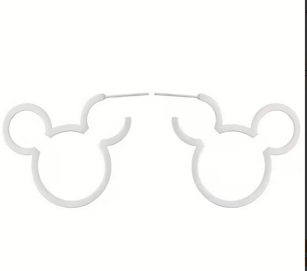 Mickey Minnie big hoop earrings