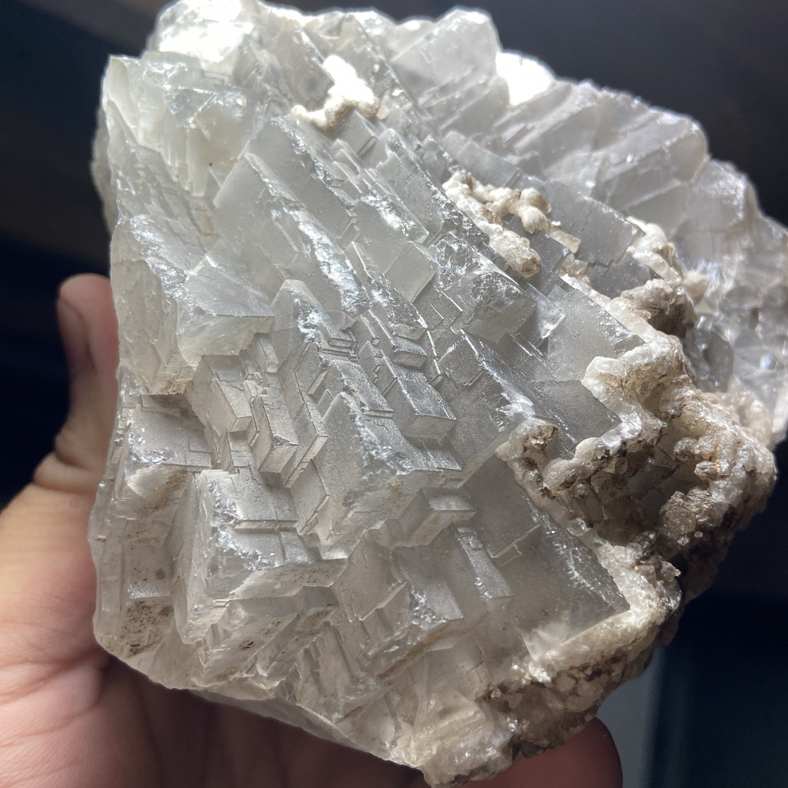 3 Pounds 1.15 Oz Premium Icey Cubic Fluorite Large Raw Specimen 3 Pounds 1.15 Oz Premium Icey Cubic Fluorite Large Raw Specimen