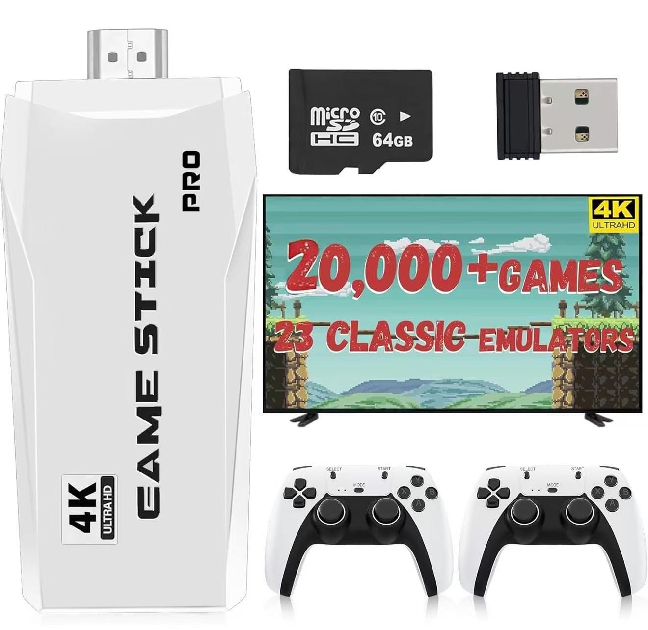 New Retro Game Console, Classic Video Games with 4K HDMI, 20,000+ Games and 23 E New Retro Game Console, Classic Video Games with 4K HDMI, 20,000+ Games and 23 E