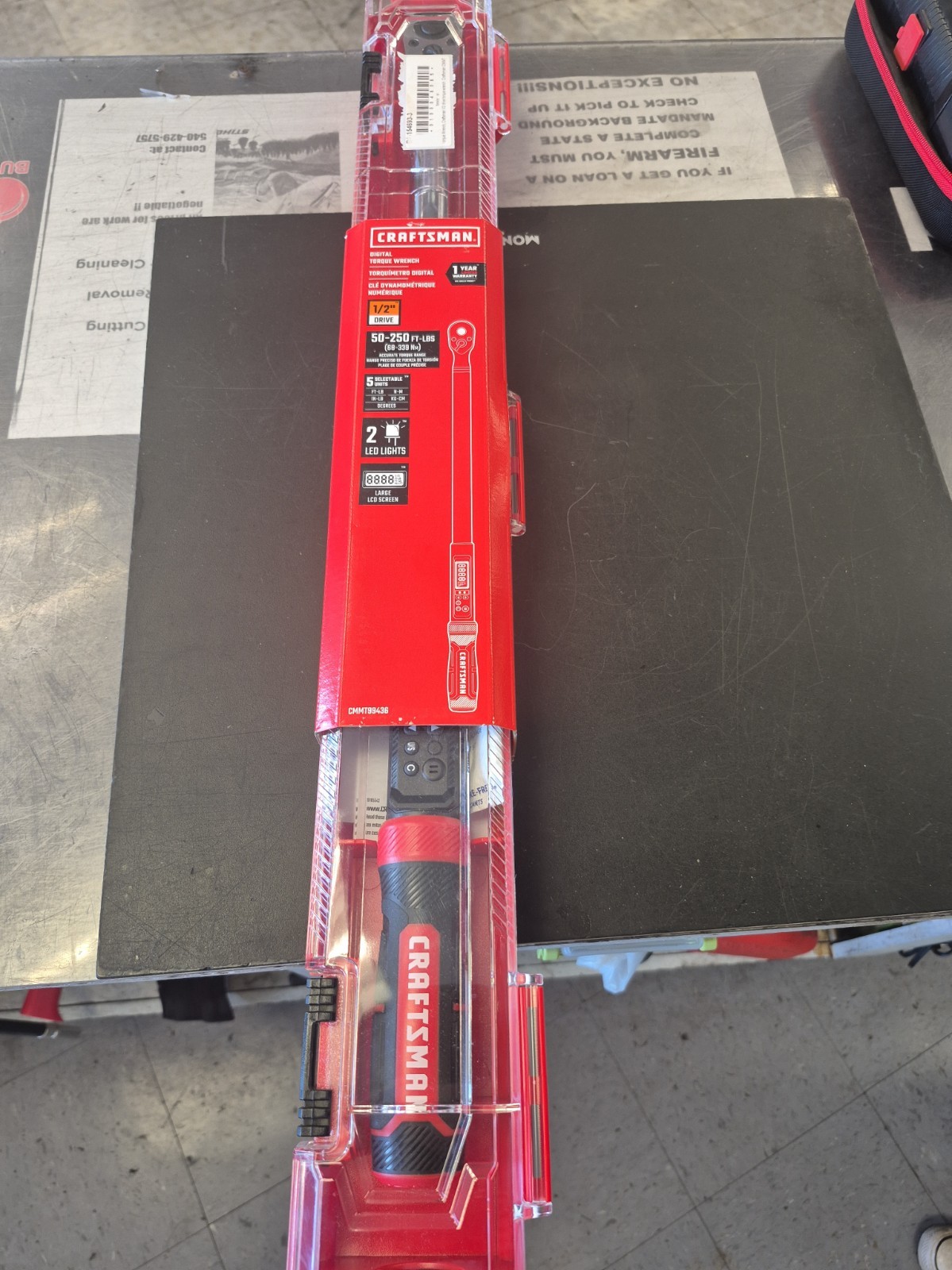 Craftsman CMMT99436 1/2 inch Drive Digital Torque Wrench Craftsman CMMT99436 1/2 inch Drive Digital Torque Wrench
