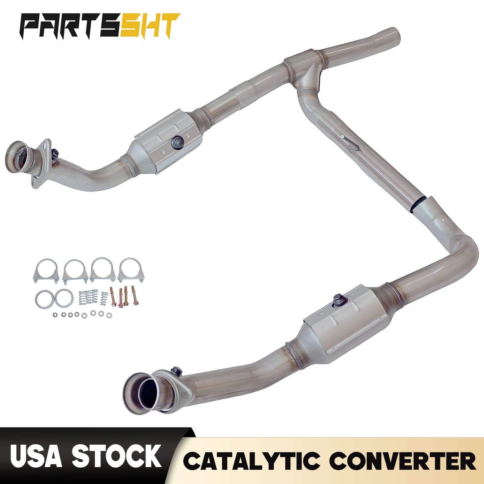 2pcs Left & Right Catalytic Converter for Ford F-150 2004 2005 2006-2008 V8 4.6L