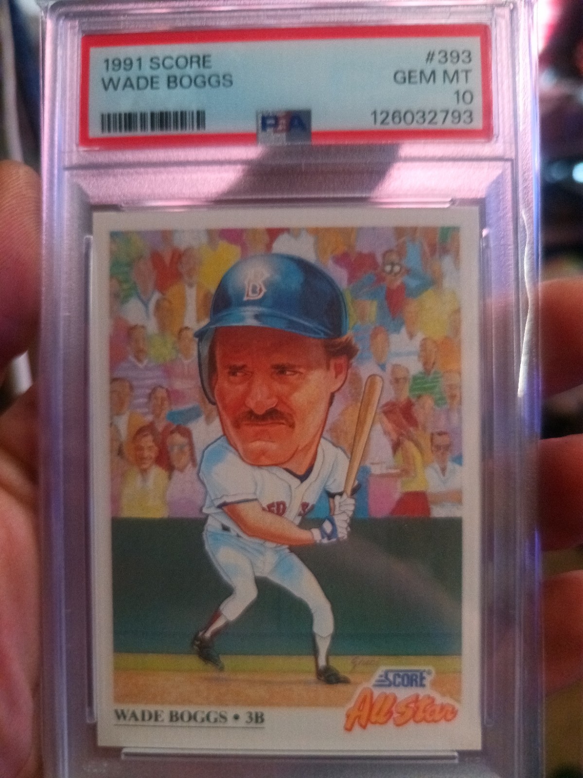 1991 Score #393 Wade Boggs PSA 10 1991 Score #393 Wade Boggs PSA 10