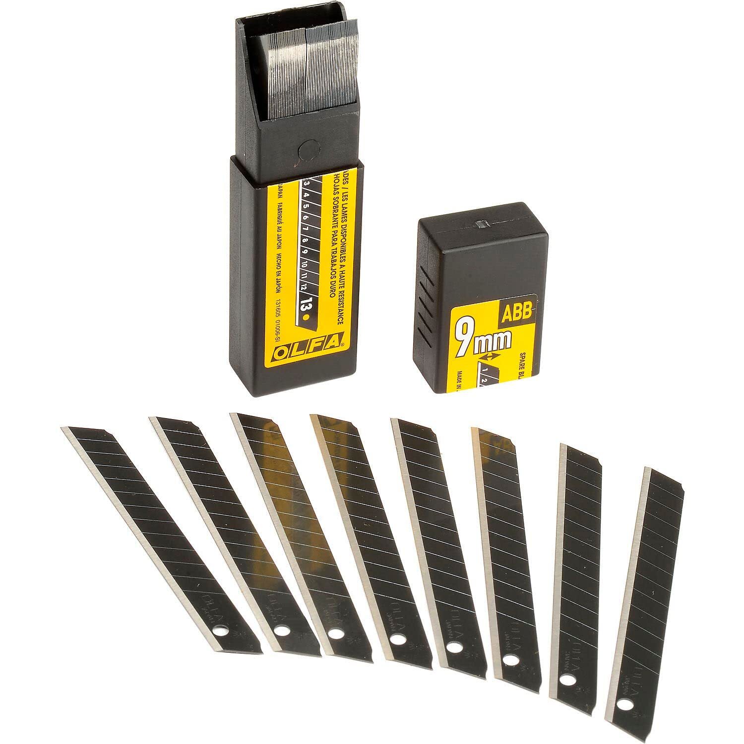 OLFA 9mm Ultra Sharp Black Snap Blades 50 Pack Precision Replacement Blades OLFA 9mm Ultra Sharp Black Snap Blades 50 Pack Precision Replacement Blades
