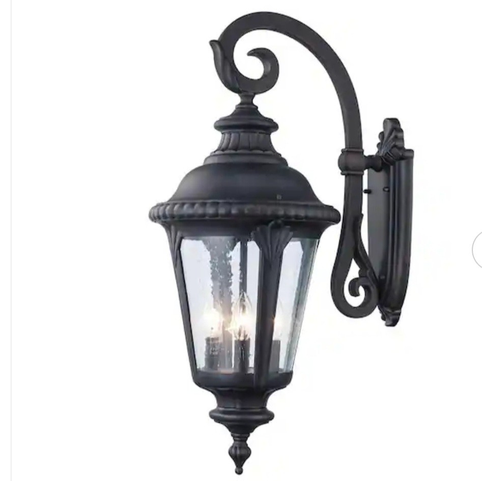 Trans Globe Lighting 5045-RT Commons 4 Light 29 inch Rust Outdoor Wall Lantern