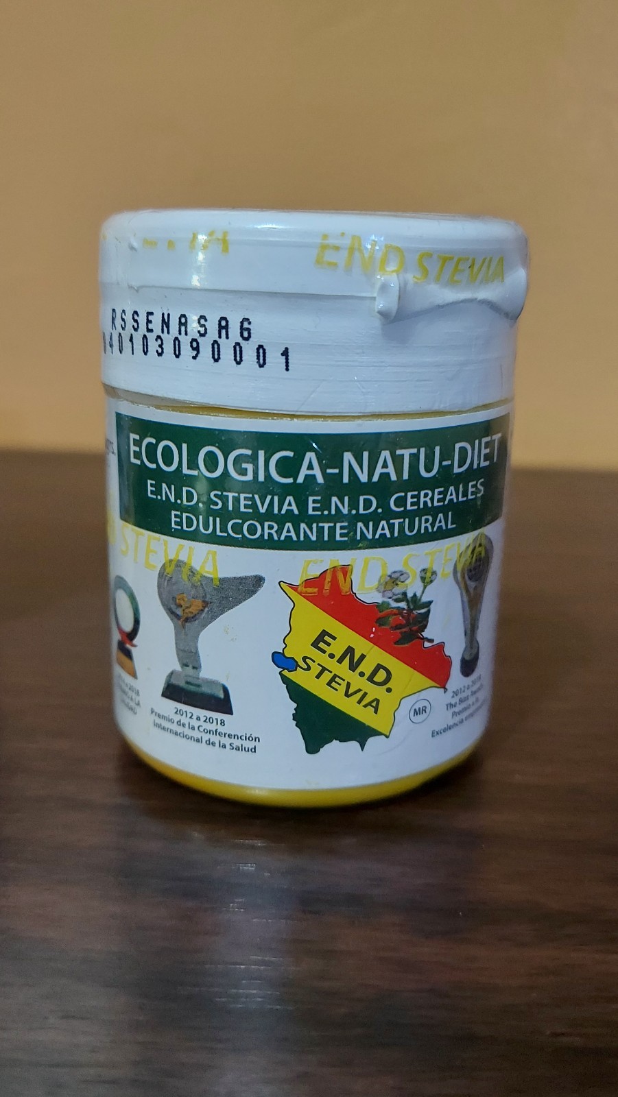 Stevia From Bolivia ECOLOGICA- NATU-DIET Powder 80g Natural Sweetener Original 