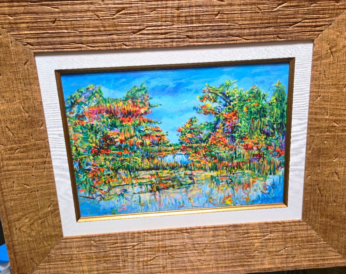 Wolfson \'Vivid Reflections\' Hand Signed Framed Wolfson \'Vivid Reflections\' Hand Signed Framed