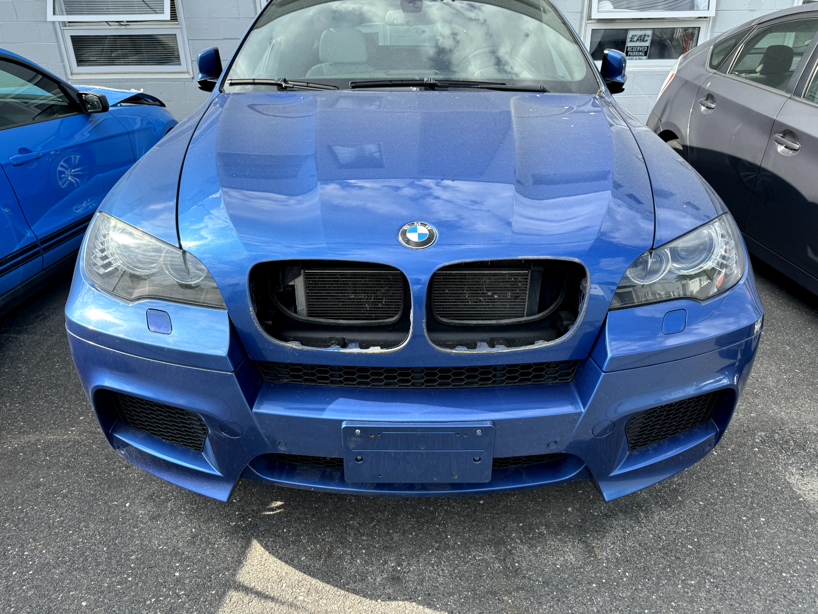 2008–2013 BMW X6 M HOOD PANEL BONNET BLUE OEM LOCAL PICKUP ONLY