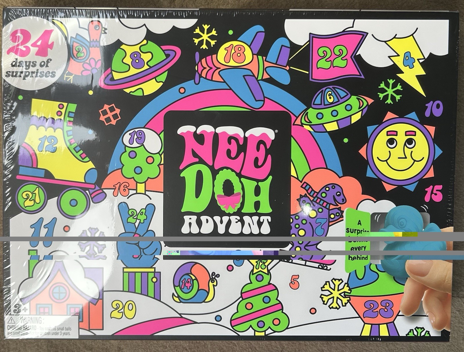 100% Authentic NeeDoh Holiday 2026 Advent Calendar Brand New Hard to Find RARE