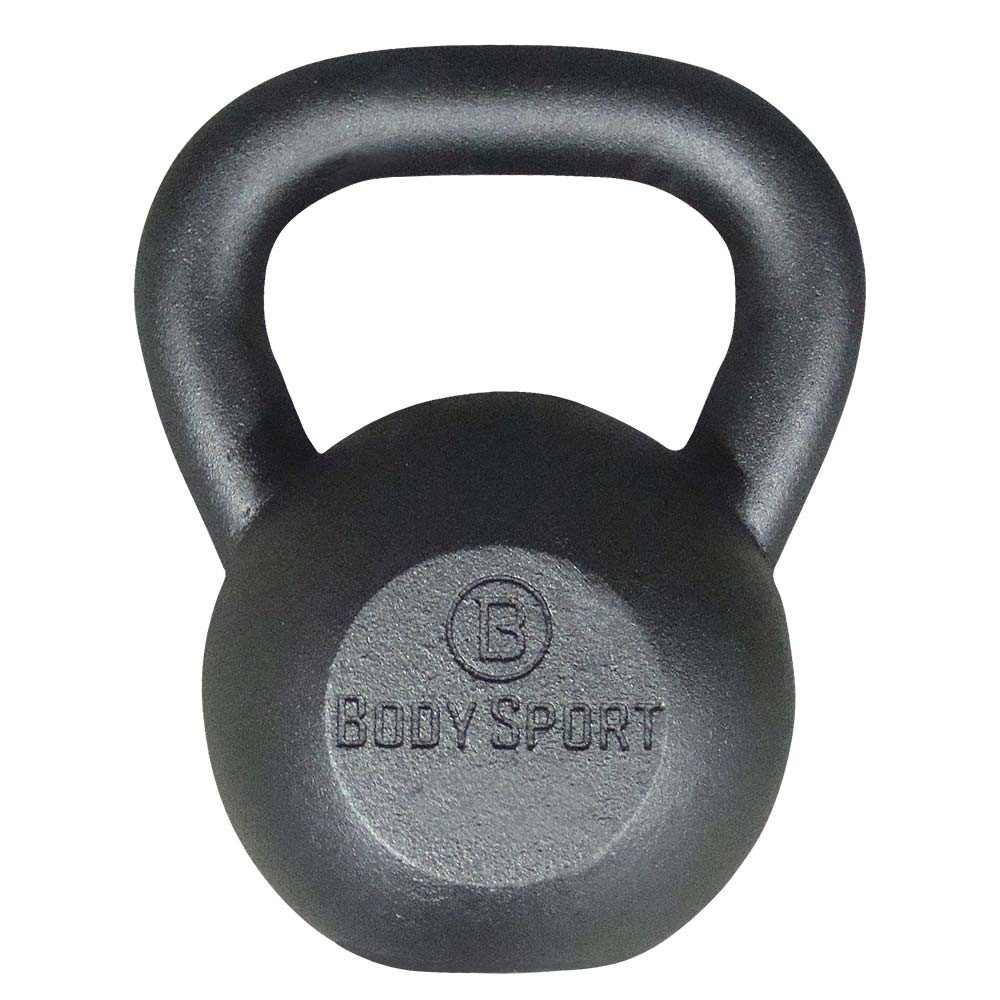 BODY SPORT CAST IRON KETTLEBELL, 25LB BODY SPORT CAST IRON KETTLEBELL, 25LB