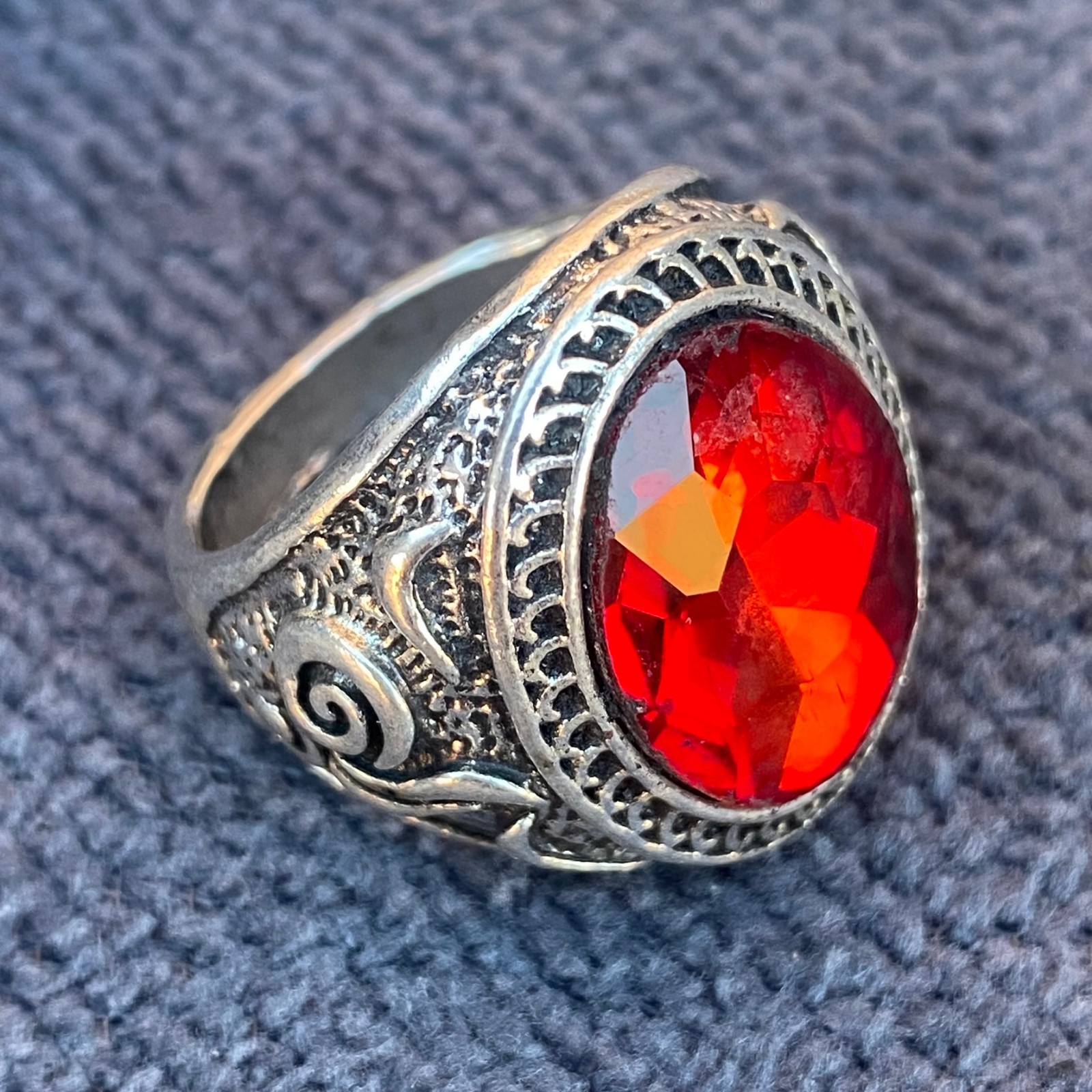 Authentic Stunning Antique Rare Ancient Viking Ring Bronze Artifact