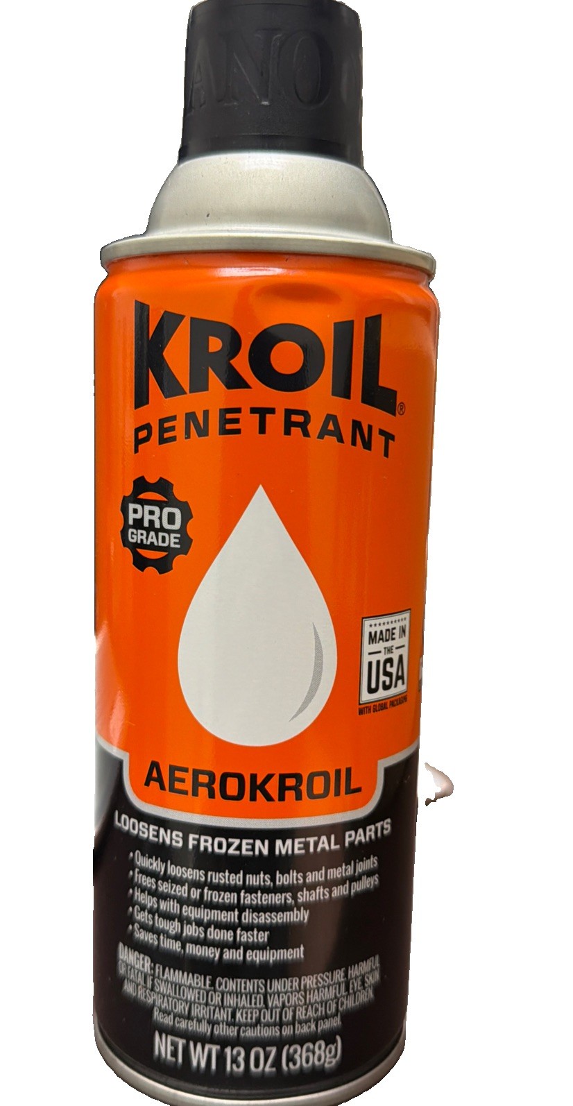 Kroil Original Penetrant Aerosol 13oz Can - Aerokroil Formula ONE CAN