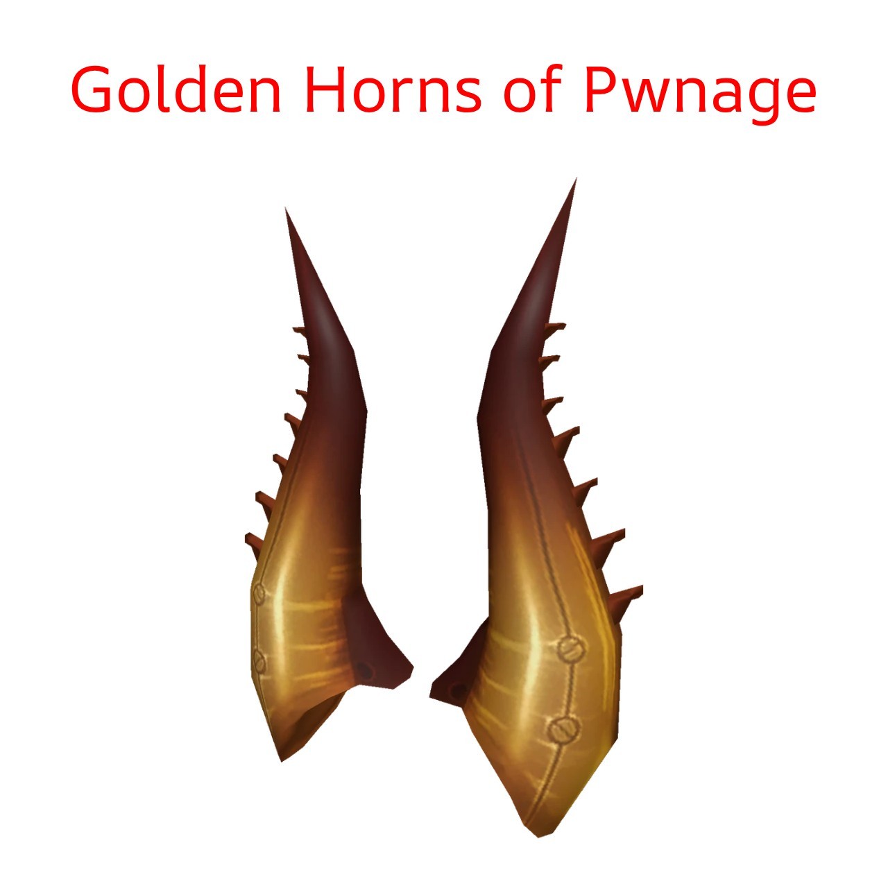 ROBLOX Golden Horns of Pwnage  | Roblox Virtual Code |