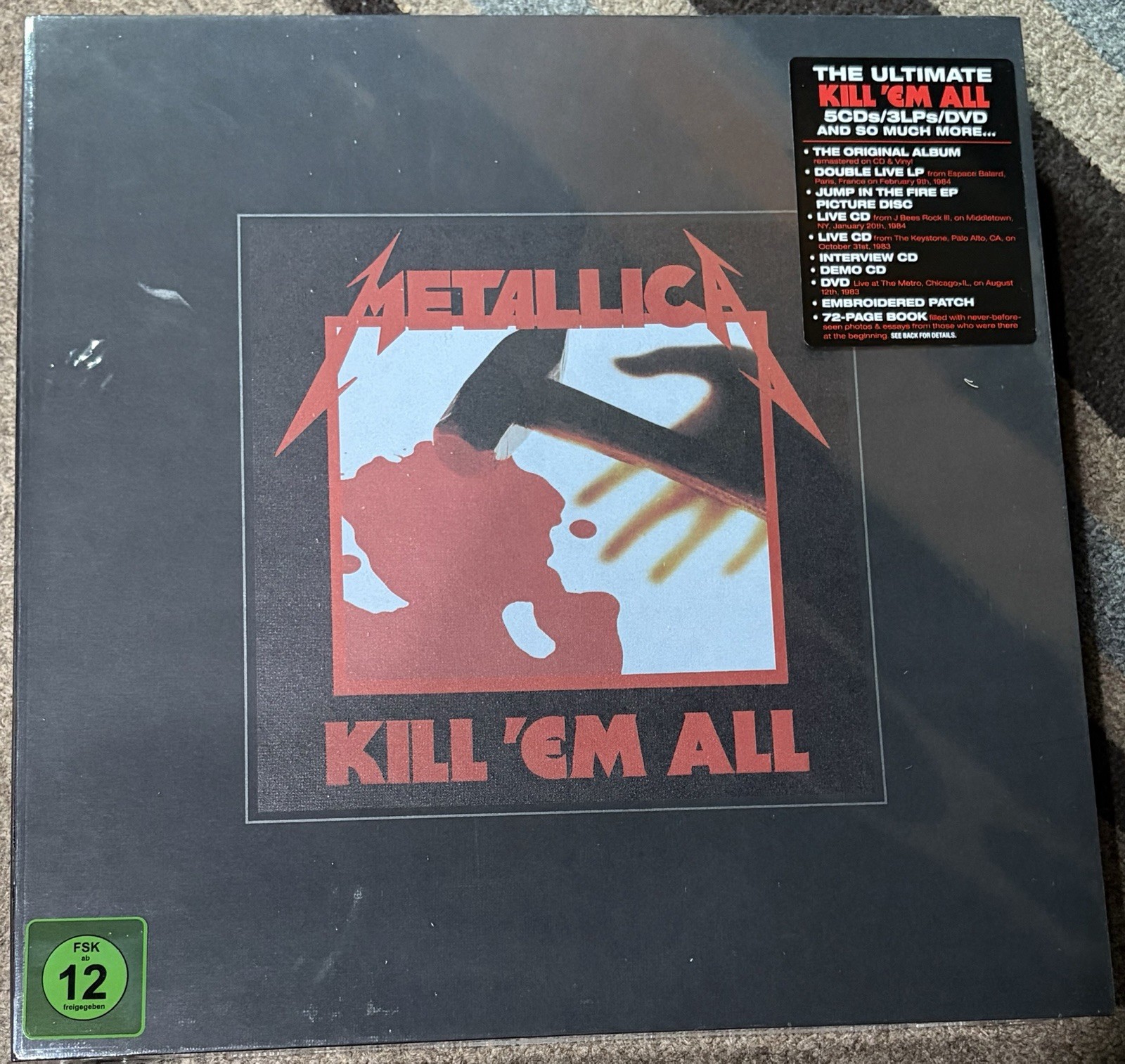 Metallica Kill Em All Remastered Deluxe Box Set New In Wrapper, Unopened Metallica Kill Em All Remastered Deluxe Box Set New In Wrapper, Unopened