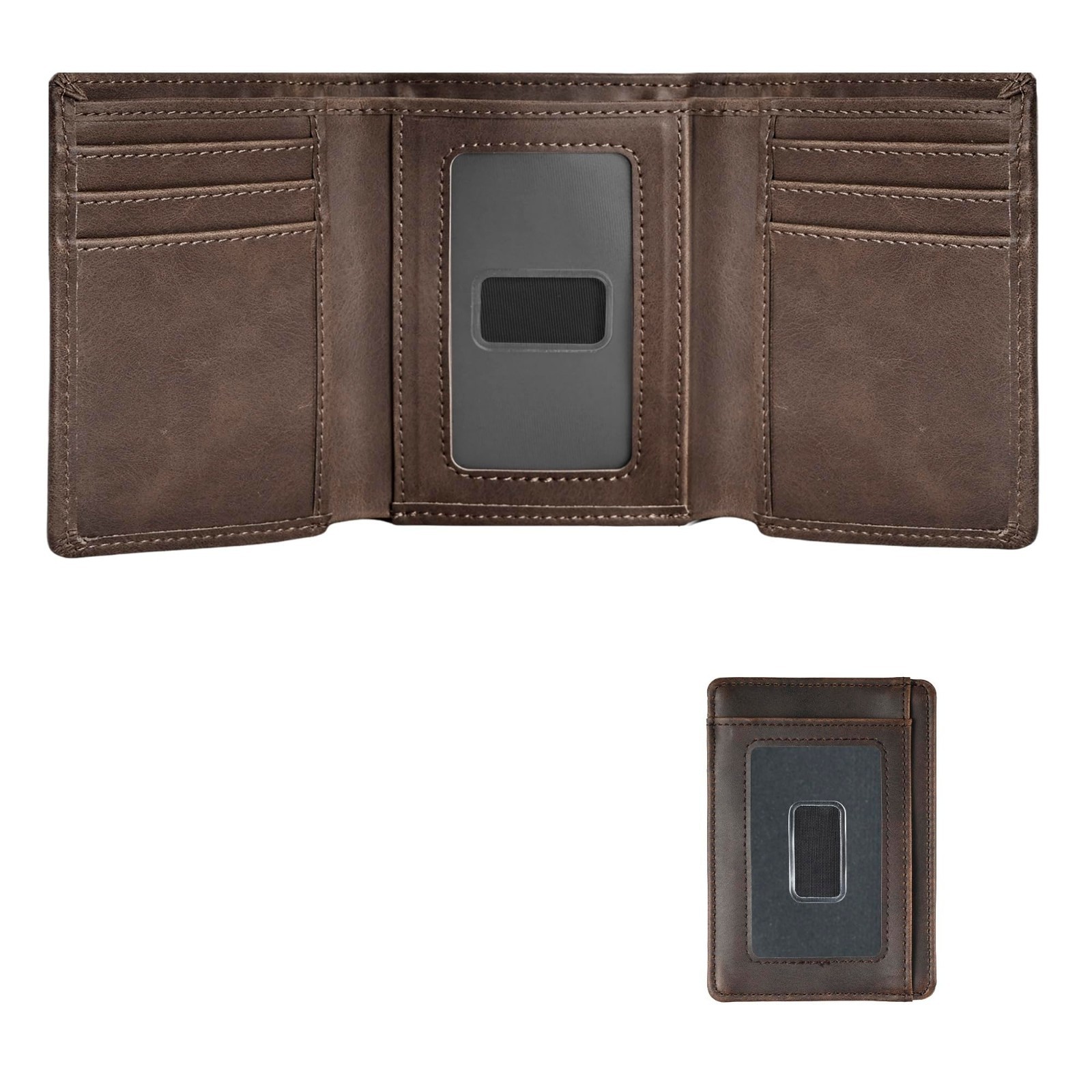 Billetera Hombre Carteras De Cuero Men Minimalista Delgadas Bloqueo Rfid Para-US Billetera Hombre Carteras De Cuero Men Minimalista Delgadas Bloqueo Rfid Para-US