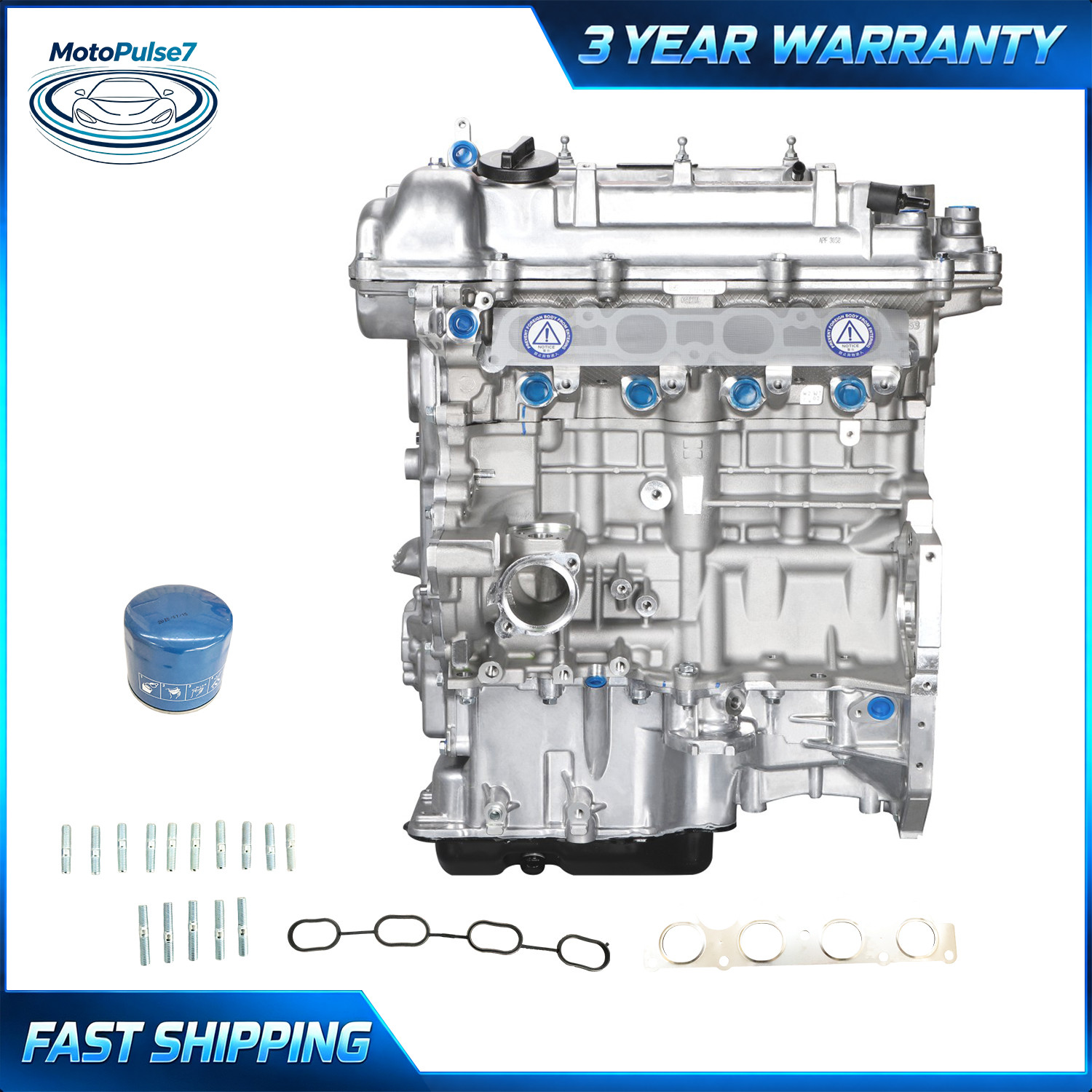 Turbo Long Block Engine Assembly For 2016-20 Hyundai Tucson Kia Forte 1.6L G4FJ Turbo Long Block Engine Assembly For 2016-20 Hyundai Tucson Kia Forte 1.6L G4FJ