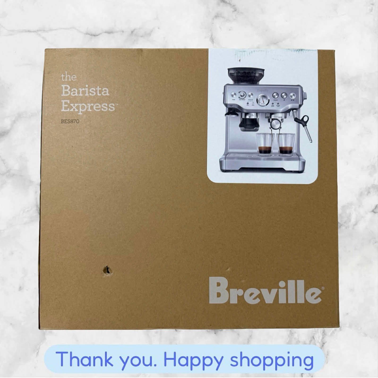 Breville the Barista Express BES870XL Machine Brushed Stainless Steel NEW SHIP Breville the Barista Express BES870XL Machine Brushed Stainless Steel NEW SHIP