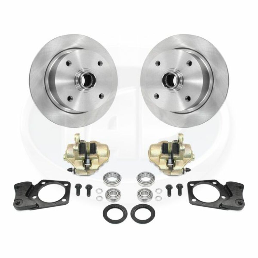 Front Disc Brake Kit, 4x130, Stock Height for Volkswagen Super Beetle 1971-1979