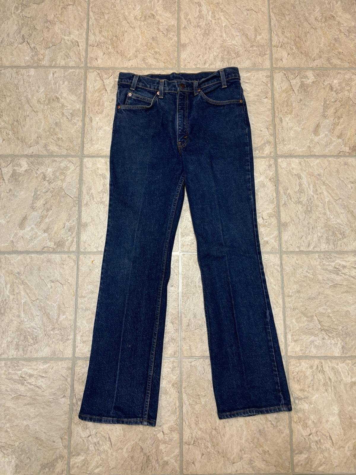 Vintage Levi’s 517 Orange Tab Men’s 30x30 Blue Denim Bootcut Jeans Made in USA