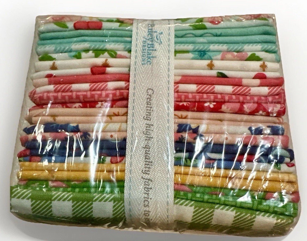 NIP Summer Picnic Riley Blake Fat Quarter Bundle FQ-10750-24 RARE
