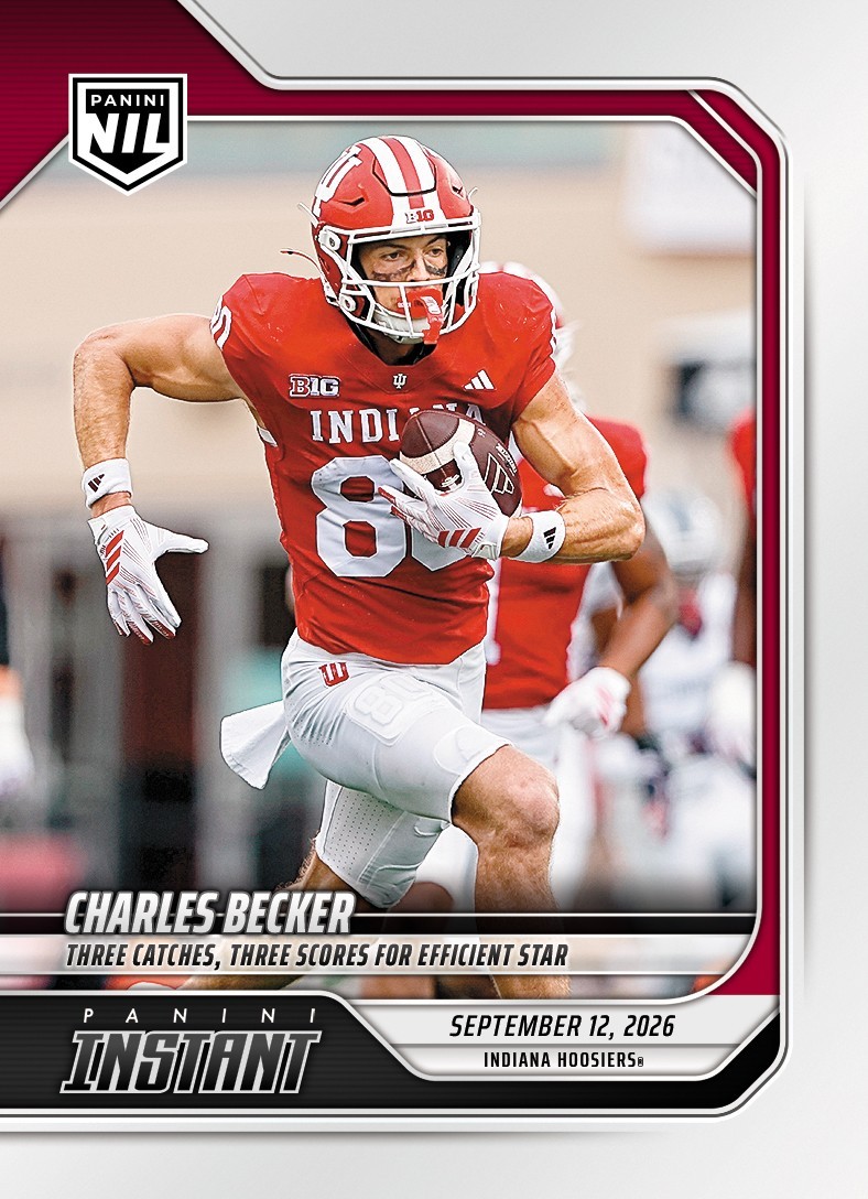 2026 Panini Instant NIL #2-CBE Charles Becker Indiana Hoosiers PRESALE