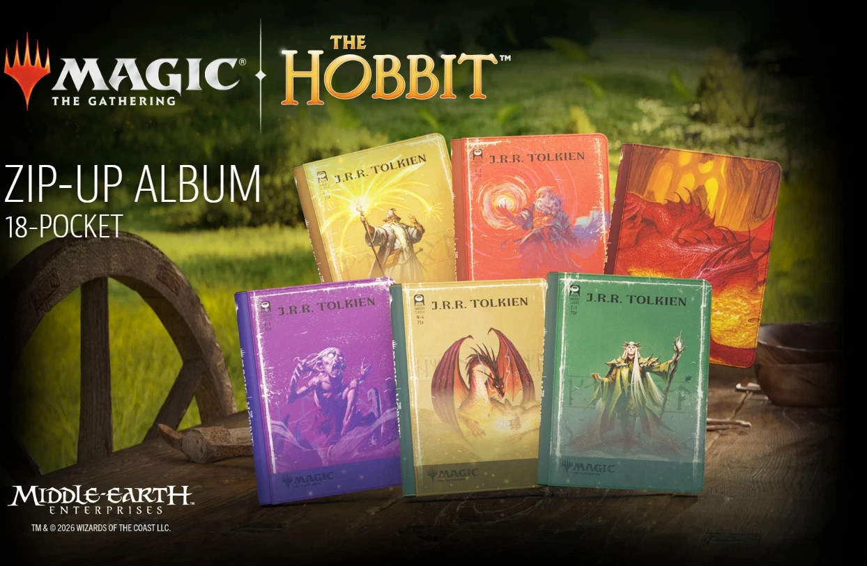MTG The Hobbit Zip-Up Album 18 Pocket - Gamegenic - Choose Design MTG The Hobbit Zip-Up Album 18 Pocket - Gamegenic - Choose Design
