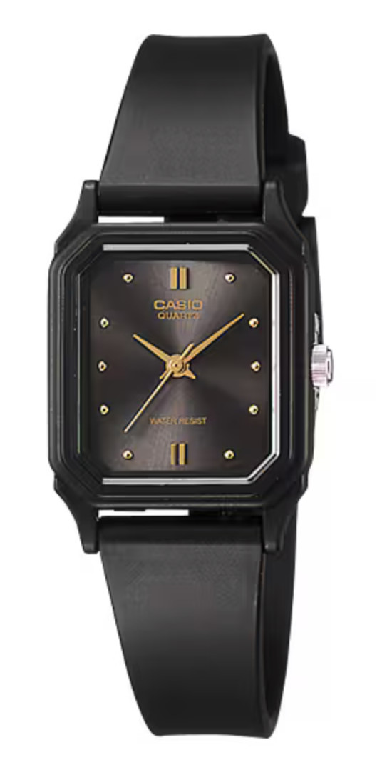 Casio LQ-142E-1ADF NEW Women's Watch Quartz Analog Black dial, Durable Resin Ban