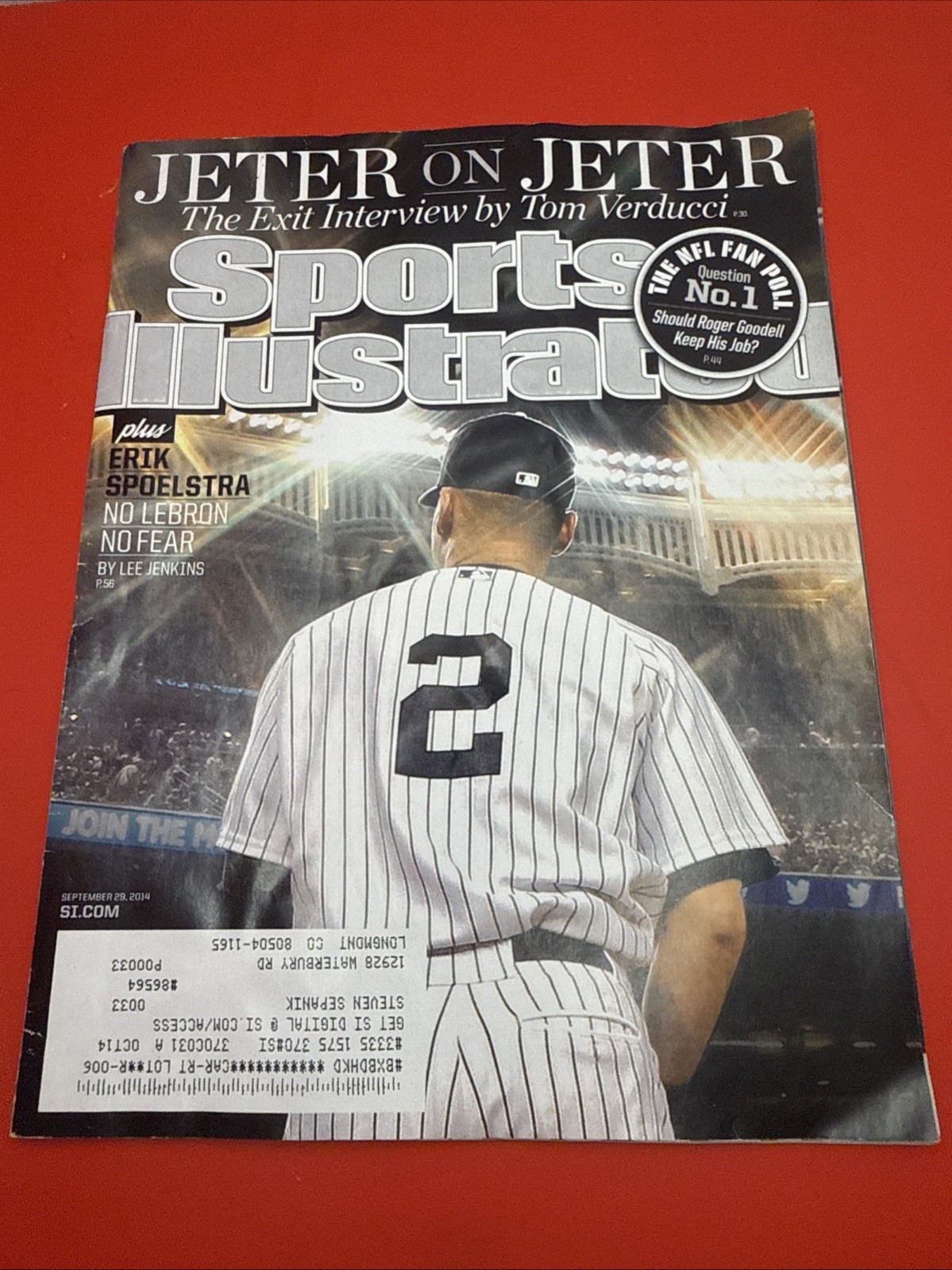 Derek Jeter September 29 2014 Sports Illustrated New York Yankees Retirement Derek Jeter September 29 2014 Sports Illustrated New York Yankees Retirement
