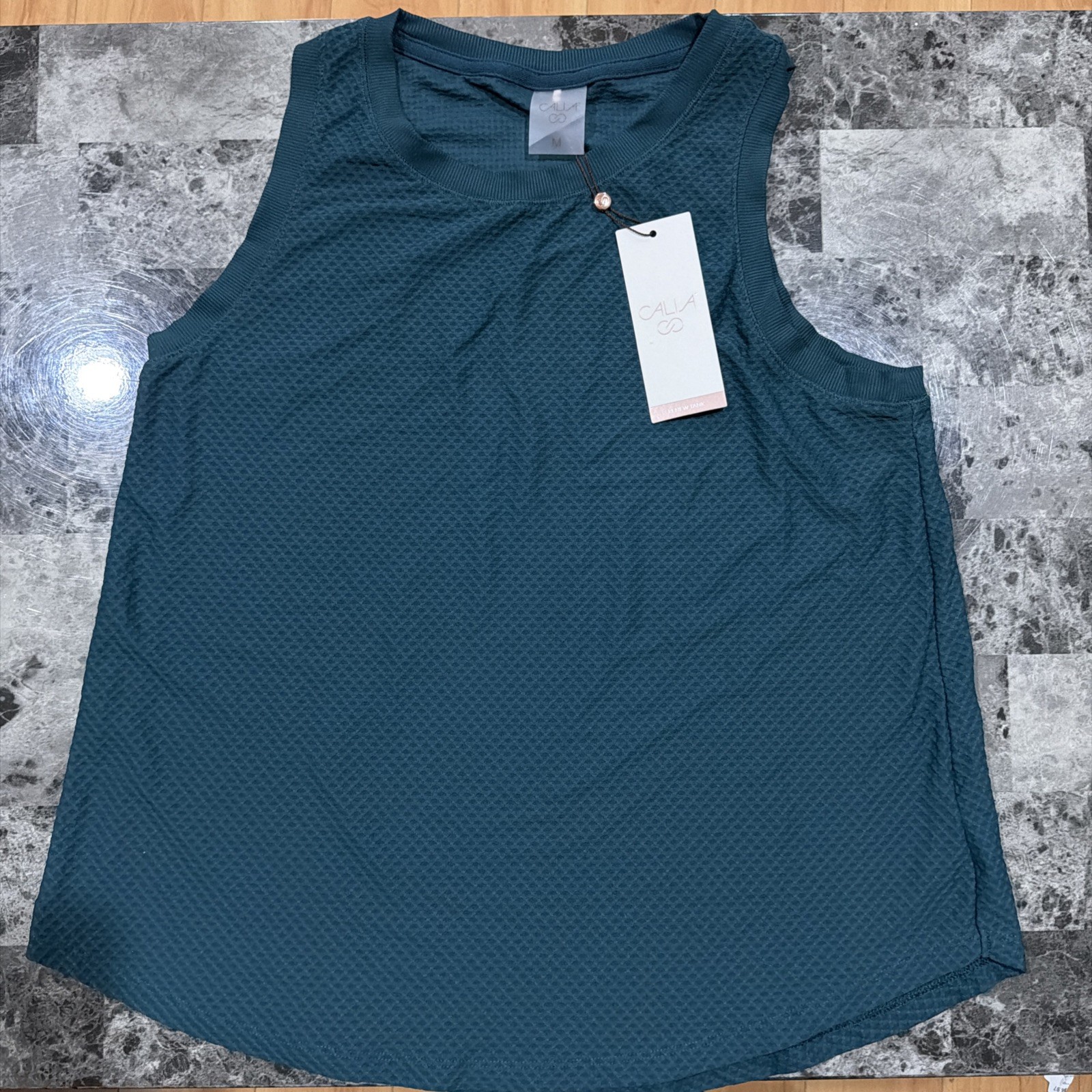 Calia Activewear Renew Tank Womens Medium Sea Green color Calia Activewear Renew Tank Womens Medium Sea Green color