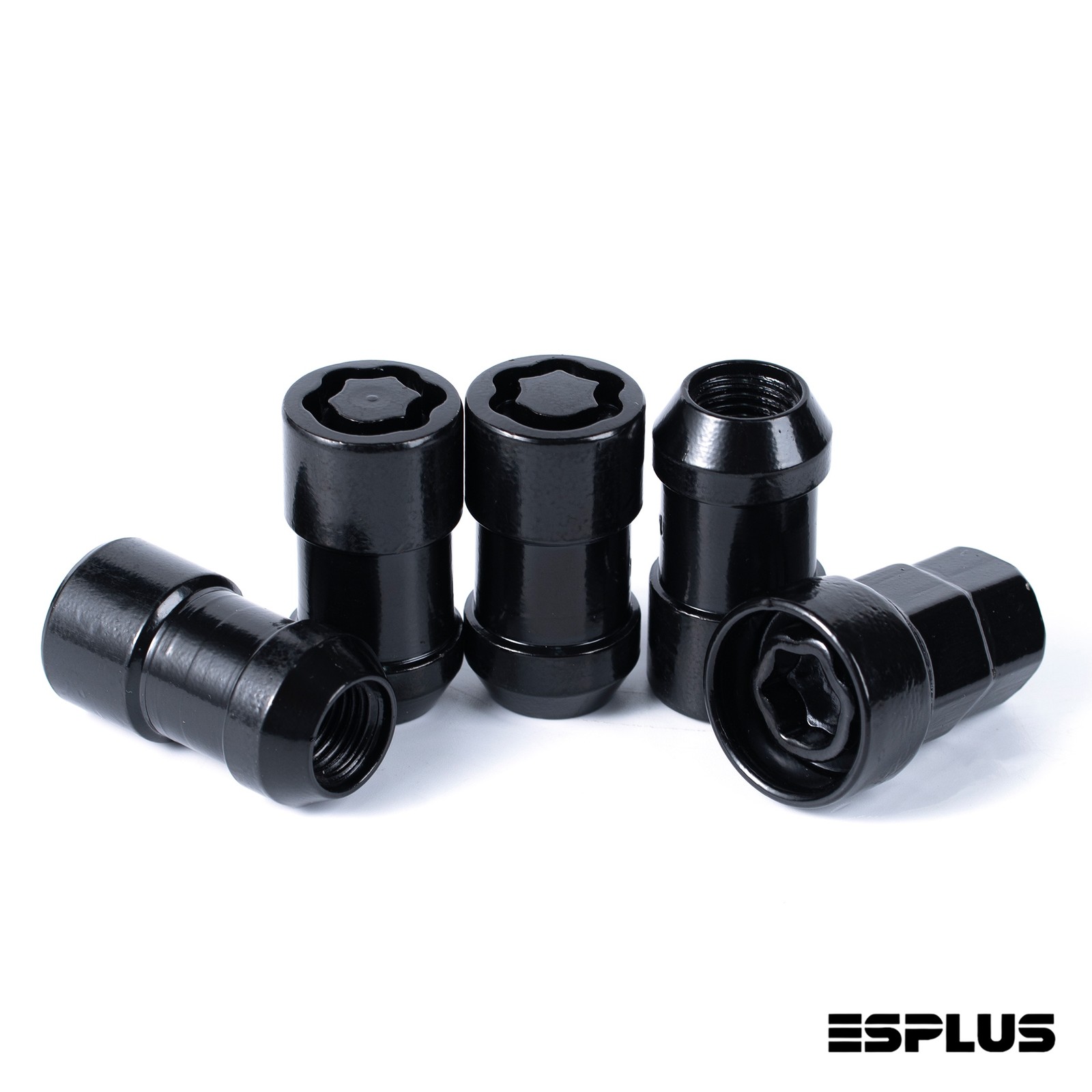 1 Set Black M14x1.5 Acorn Wheel Locks for 88-18 Chevrolet Silverado 1500 HD