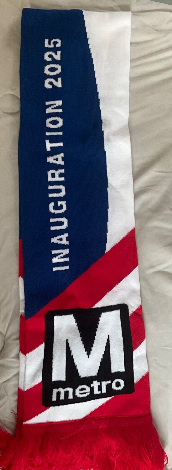 2025 Official Donald Trump Inauguration Scarf Limited/Metro Edition 2025 Official Donald Trump Inauguration Scarf Limited/Metro Edition