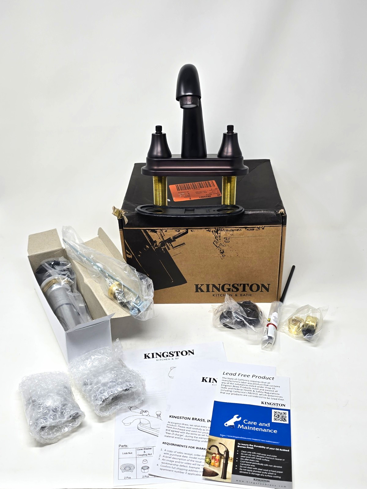 Kingston Brass KS7615BX Bathroom Faucet Oil Rubbed Bronze 4\