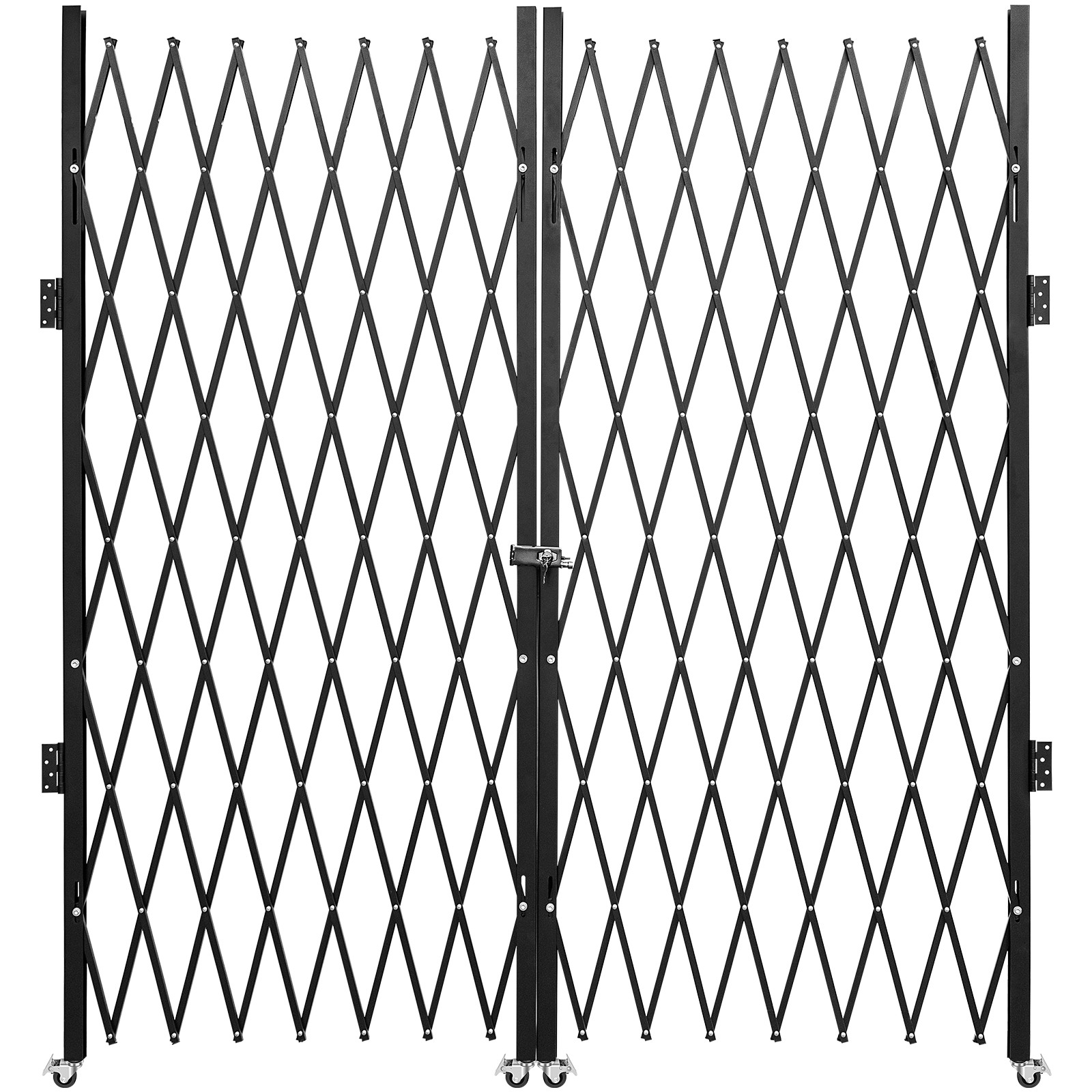 VEVOR Double Folding Security Gate Folding Door Gate 6-1/2'H x 12'W Scissor Gate VEVOR Double Folding Security Gate Folding Door Gate 6-1/2'H x 12'W Scissor Gate