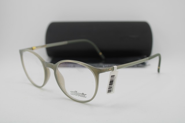 NEW SILHOUETTE SPX 2960 75 5530 JADE GREEN AUTHENTIC EYEGLASSES 48-17