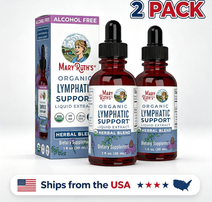 3pc NEW LUXRY Mary Ruth’s Organic Lymphatic Support Liquid Extract