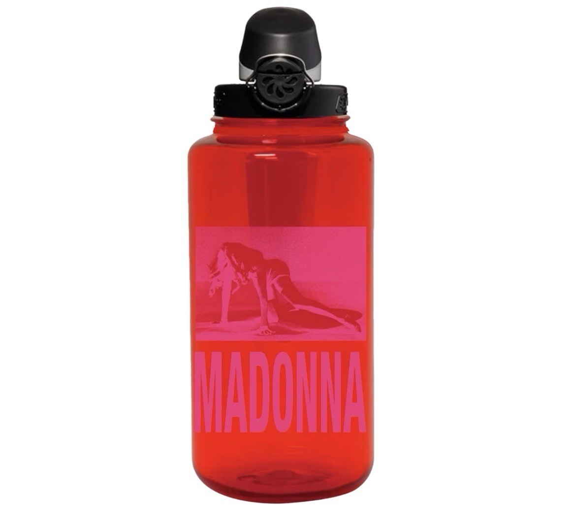 Confessions II Water Bottle Official Madonna Nalgene Red Pink Hydration NEW