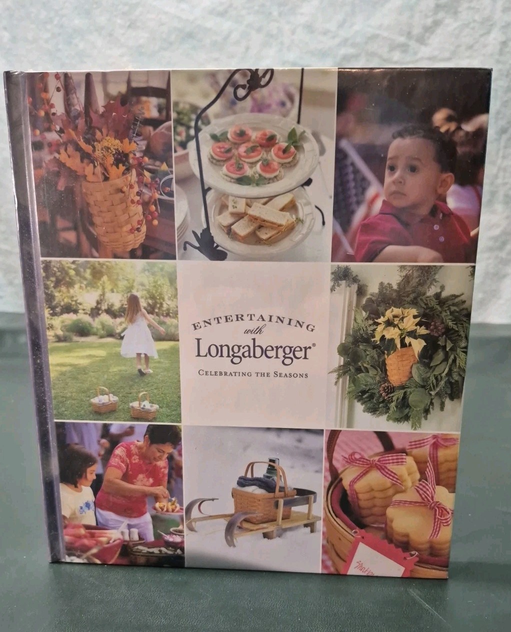 New Sealed ENTERTAINING WITH LONGABERGER CELEBRATING THE SEASONS Hardcover Book New Sealed ENTERTAINING WITH LONGABERGER CELEBRATING THE SEASONS Hardcover Book